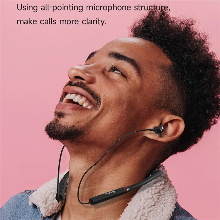DEVIA Kintone Series Neckband Sport Wireless Earphone Metal Magnetic Bluetooth-compatible Headphone