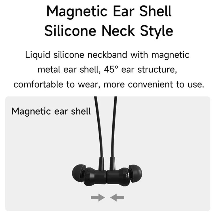 DEVIA Kintone Series Neckband Sport Wireless Earphone Metal Magnetic Bluetooth-compatible Headphone