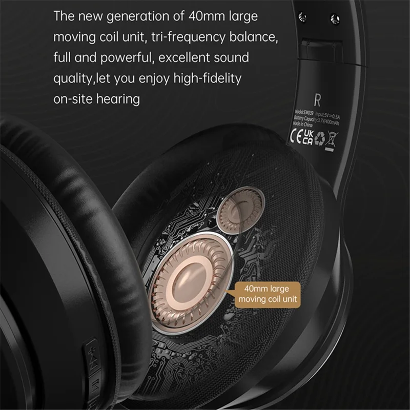 DEVIA Серия Kintone, HiFi звук, Bluetooth-совместимые беспроводные наушники-гарнитура, модель V2 - зеленый