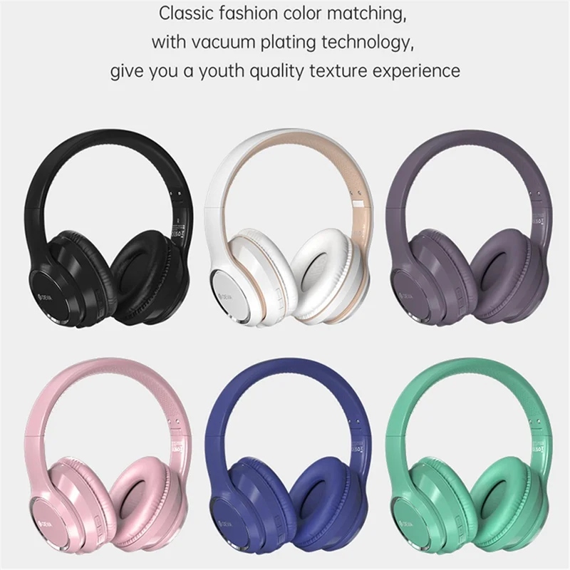 DEVIA Серия Kintone, HiFi звук, Bluetooth-совместимые беспроводные наушники-гарнитура, модель V2 - зеленый