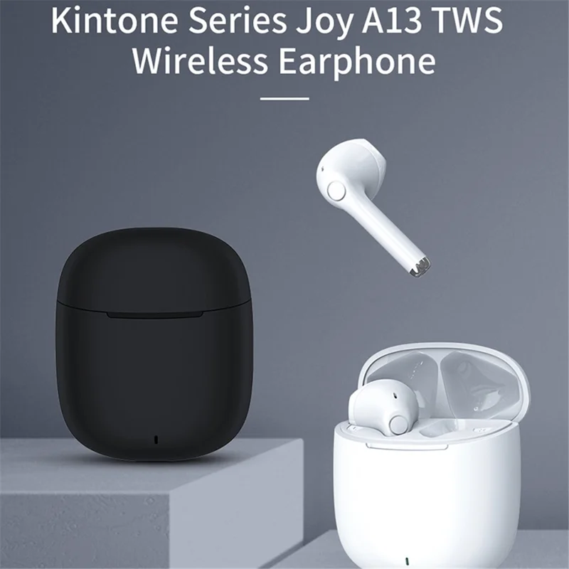 DEVIA Kintone Series Joy A13 TWS Wireless Earphones Touch Sensitive Bluetooth-compatible Headphones - Black