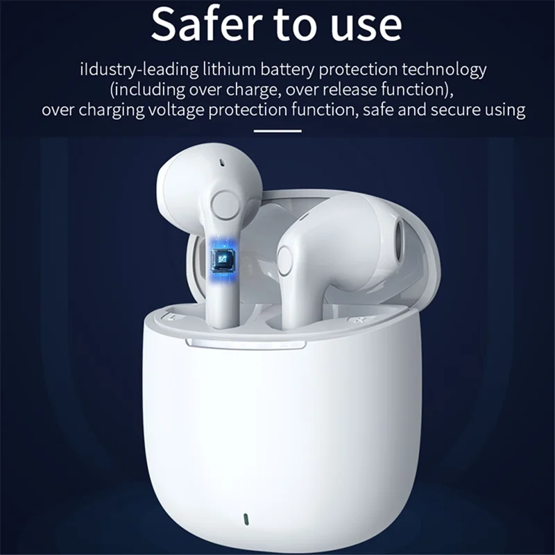 DEVIA Kintone Series Joy A13 TWS Wireless Earphones Touch Sensitive Bluetooth-compatible Headphones - Black