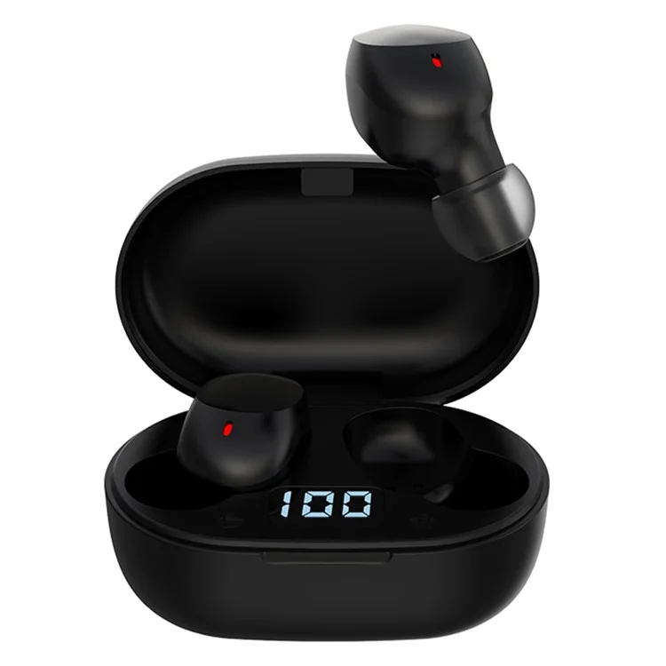 DEVIA JOY A6 Series HiFi Sound TWS Wireless Earphones Noise Reduction Bluetooth-compatible Headphones - Black