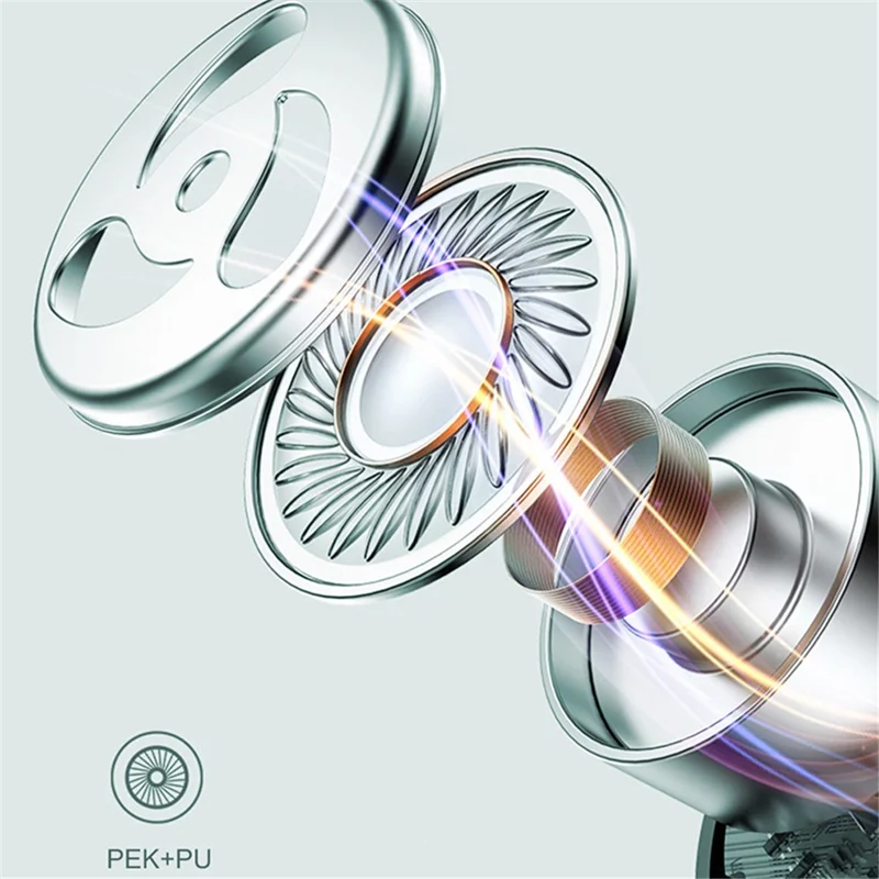 DEIVA Star Series ANC-E1 TWS Earphone ANC Active Noise Reduction HD Call Bluetooth-compatible Wireless Earbud - Black