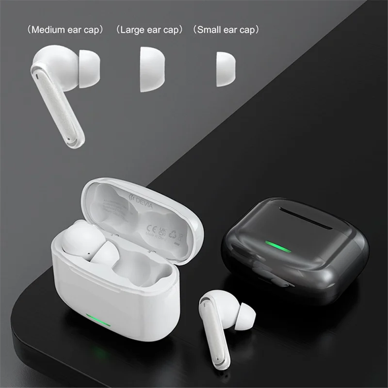 DEIVA Star Series ANC-E1 TWS Earphone ANC Active Noise Reduction HD Call Bluetooth-compatible Wireless Earbud - Black