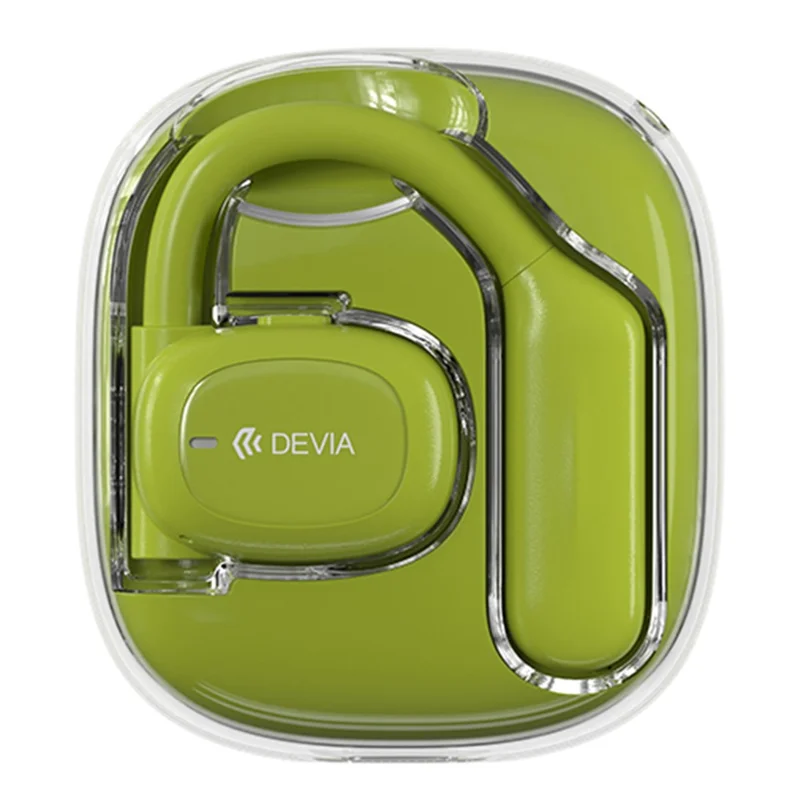 DEVIA Star Series OWS E2 одиночные беспроводные наушники-крючок на ухо с шумоподавлением ENC Bluetooth-гарнитура - зеленый