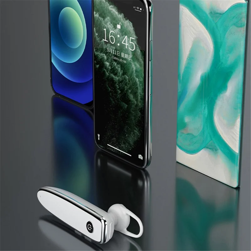 ZUZG EB08S Single Ear Wireless Earphone Rotation Ear-Hook Business Bluetooth-compatible Earbud