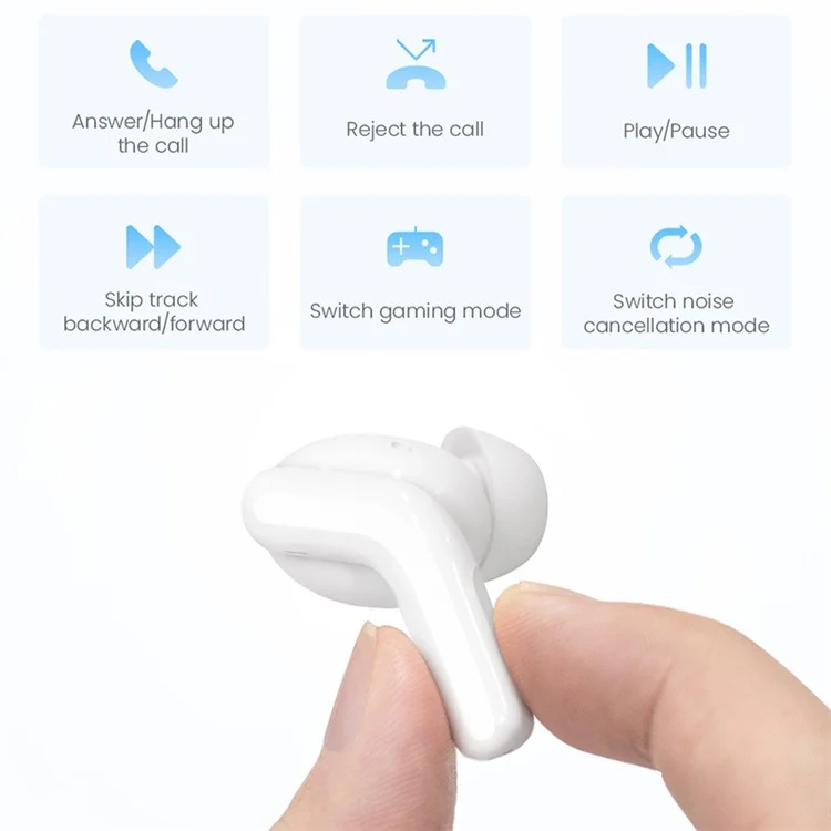 HAYLOU Lady Bag T87 In-Ear Headset Noise-Canceling Wireless Earphones - Blue