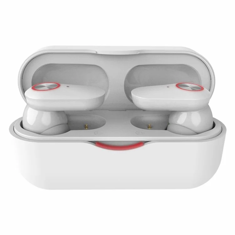 YD06 In-Ear Headset Wireless Bluetooth-compatible Earphone Touch Control Headphone - White