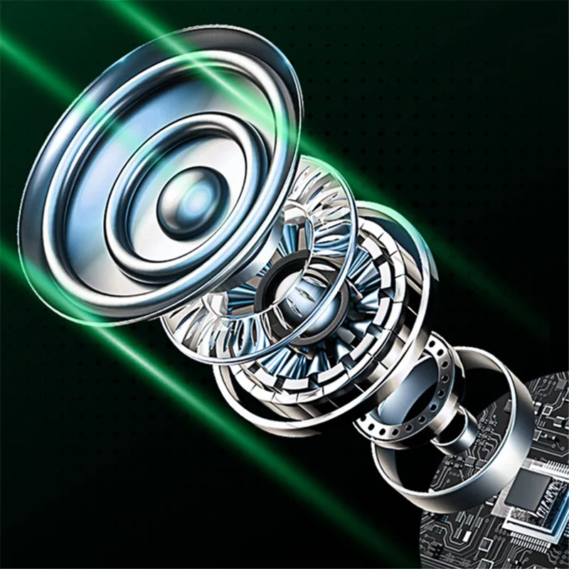 i6 Touch Control Bluetooth-compatible 5.3 TWS Earphones with Heart Shape Charging Case - Blue