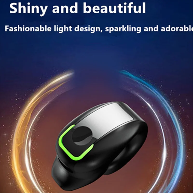 GD28 Bone Conduction Clip-On Wireless Earbuds Single Ear Bluetooth-compatible Headset for Sports - Pink