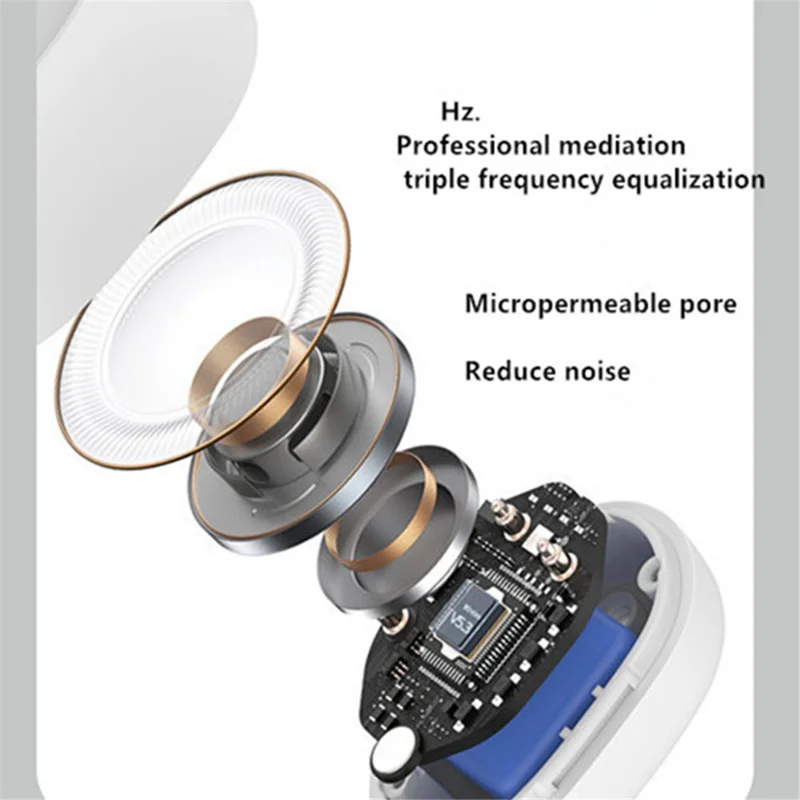 GD28 Bone Conduction Clip-On Wireless Earbuds Single Ear Bluetooth-compatible Headset for Sports - Pink