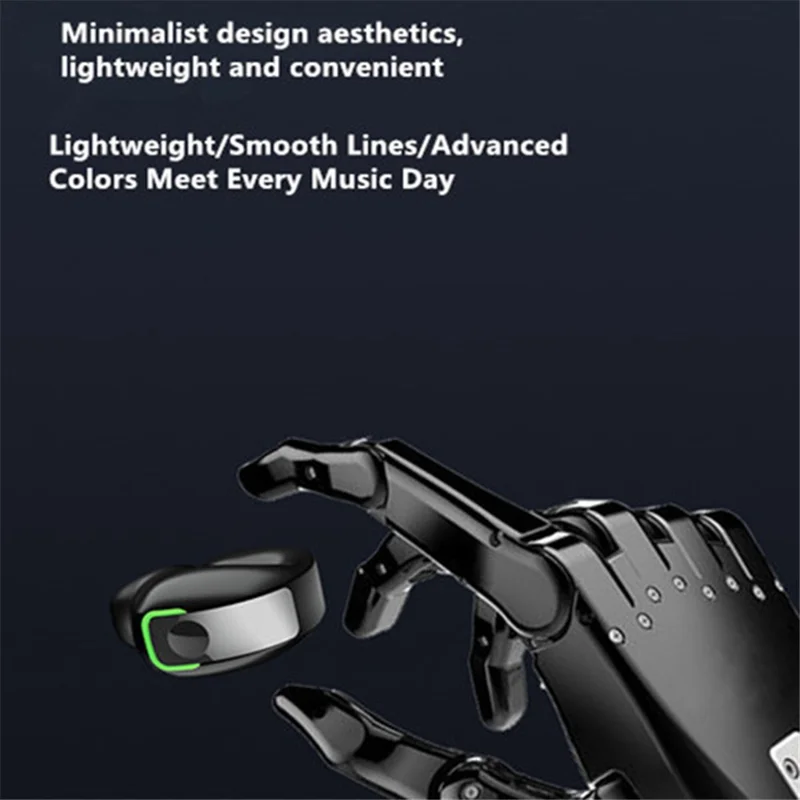 GD28 Bone Conduction Clip-On Wireless Earbuds Single Ear Bluetooth-compatible Headset for Sports - Pink