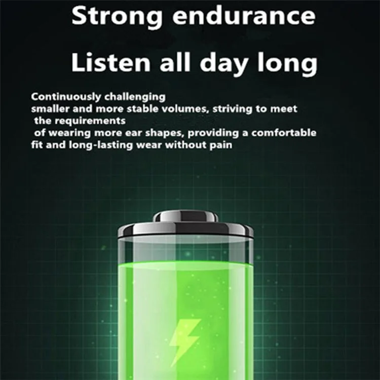 GD28 Bone Conduction Clip-On Wireless Earbuds Single Ear Bluetooth-compatible Headset for Sports - White