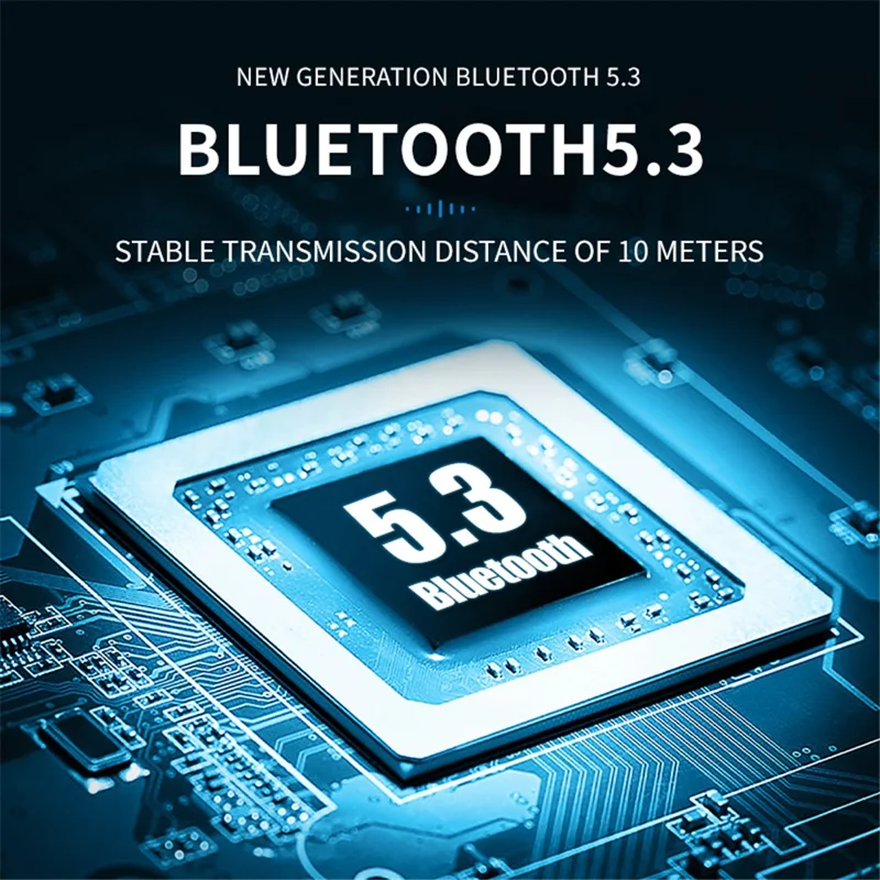 K9 Single Ear Bluetooth-compatible 5.3 Earhook Headset Bone Conduction Music Earphone - Nude