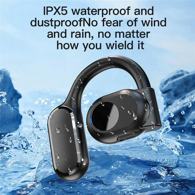 BY99 Fone de Ouvido Bluetooth 5.3 de Orelha Única com Gancho - Preto