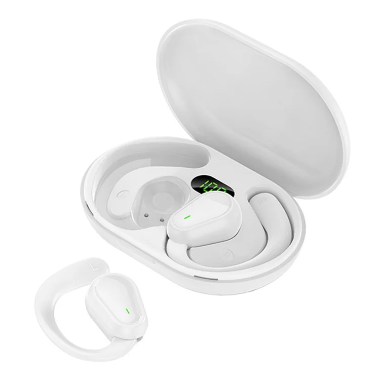 D88 OWS Open Ear Bluetooth Wireless Headset Sports Earphone - White