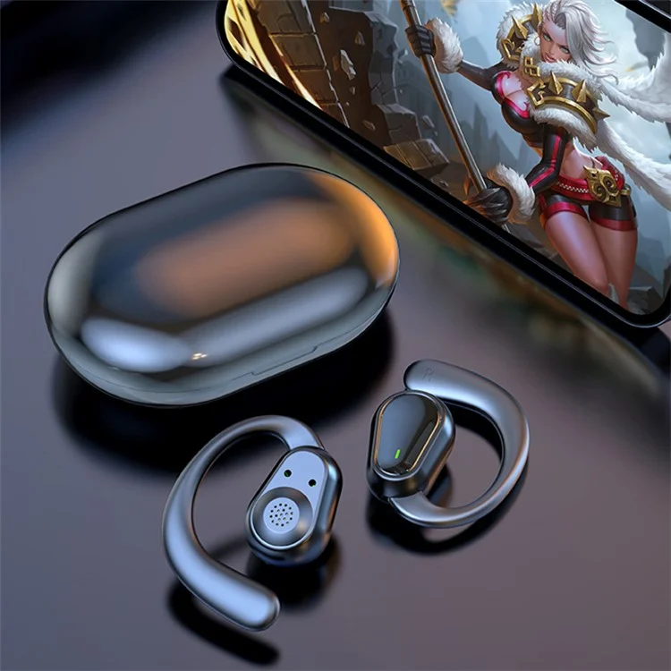 D88 OWS Open Ear Bluetooth Wireless Headset Sports Earphone - White