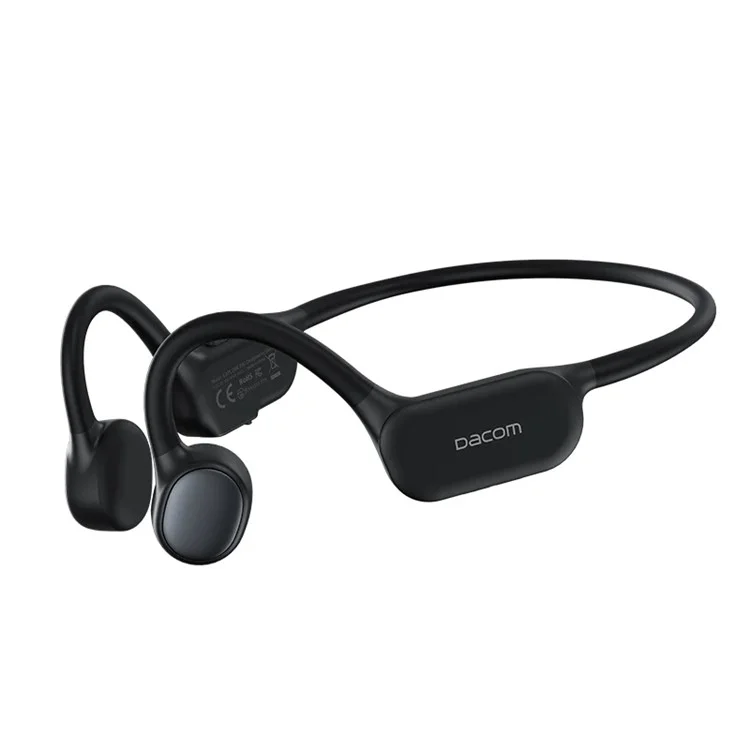DACOM E80 Knochenleitungskopfhörer Drahtlos Bluetooth 5.3 Ohrhörer - Schwarz
