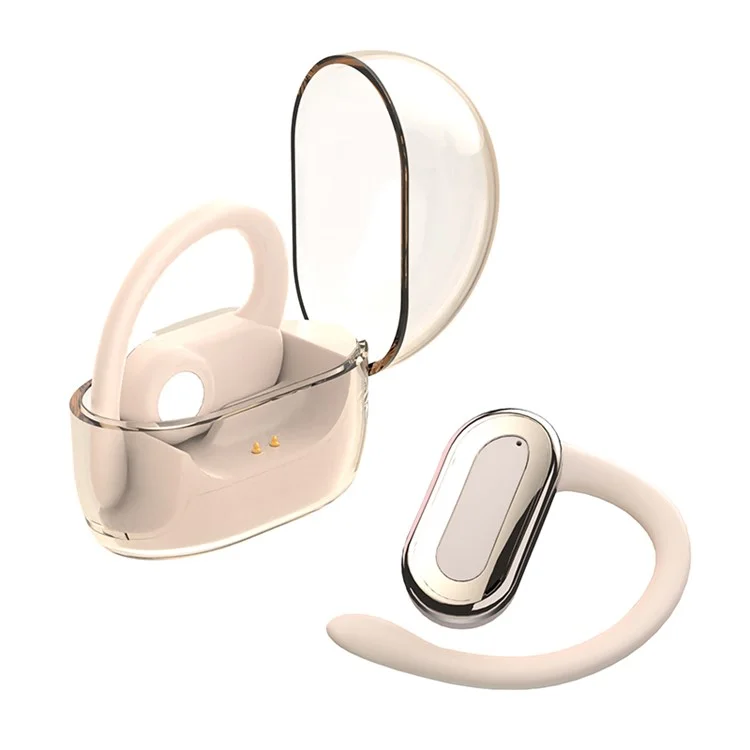 FN88 OWS Single Ear Bluetooth-compatible Earhook Headset Music Calling Earphone - Nude