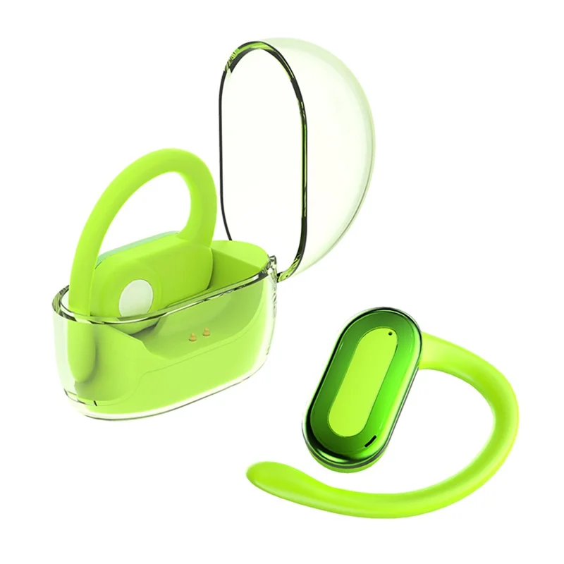 FN88 OWS Single Ear Bluetooth-compatible Earhook Headset Music Calling Earphone - Green