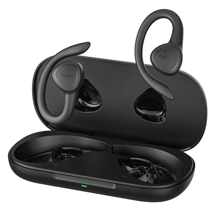 Bluetooth-гарнитура DACOM G86 FreeBeats с водонепроницаемостью и воспроизведением музыки - черная
