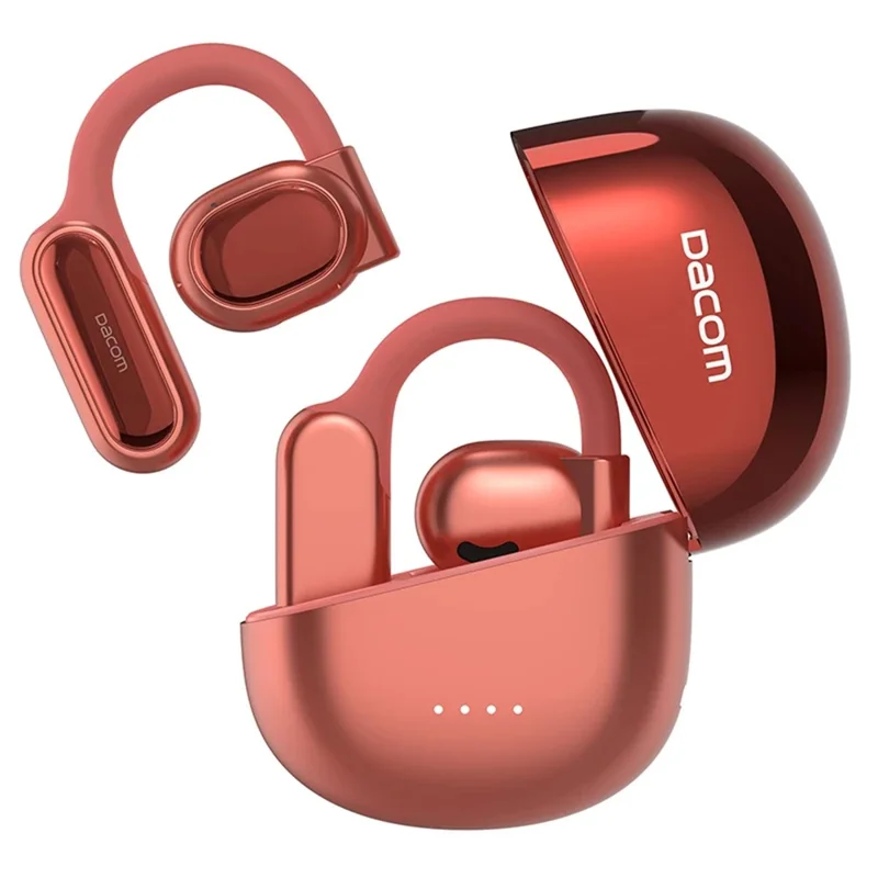 DACOM H11 OWS Bluetooth-compatible Earhook Headset Noise Reduction Earphone - Wine Red