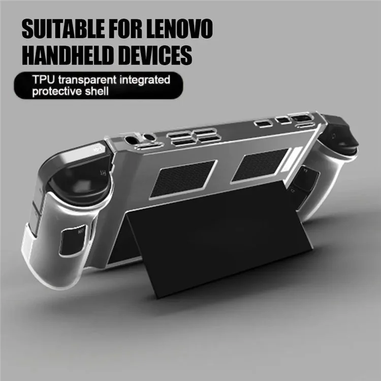 Per Lenovo Legion GO TPU Case Handheld Game Console Sleeve - Trasparente Nero