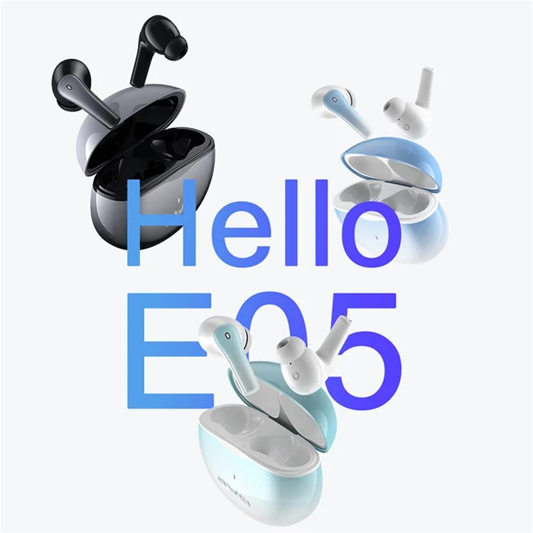 AWEI T62 ENC Wireless Bluetooth-compatible Earbuds with Mic - Hi-Fi Stereo Sport TWS Earphones