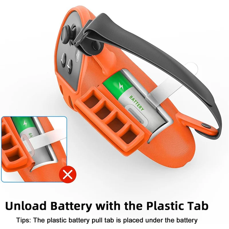 1 Pair For Meta Quest 3 / 3S Handle Controller Grip Silicone Cover VR Accessories - Red