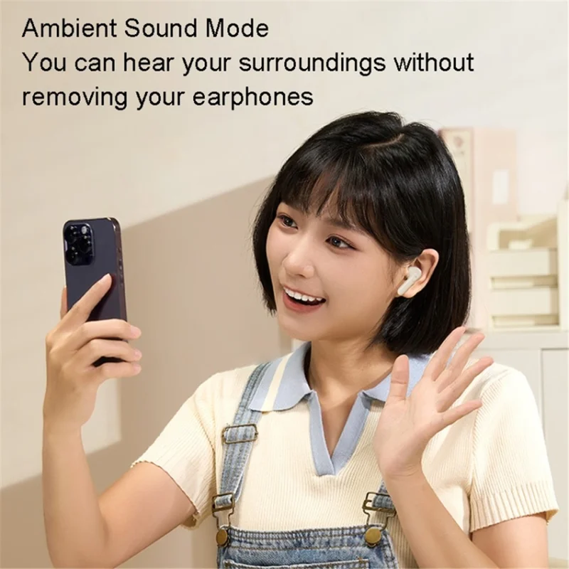 REMAX CozyPods W10N ANC+ENC Dual Noise-Canceling Wireless Earbuds Bluetooth-compatible Headset - Blue