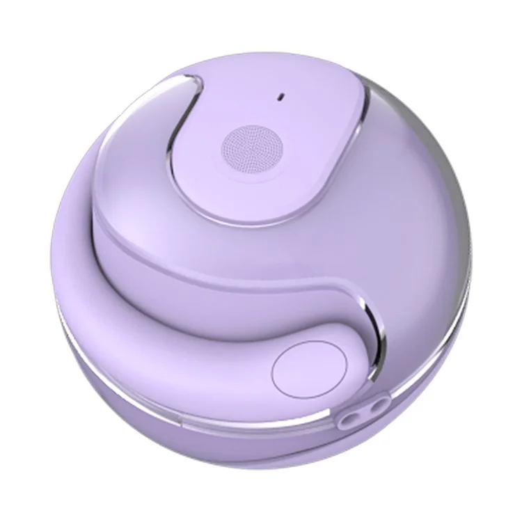 JM13 Ear Hanging Bluetooth-compatible Headset Noise Reduction Music Earphone - Purple