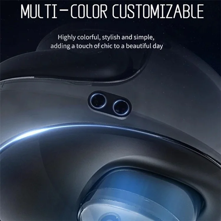 JM13 Ear Hanging Bluetooth-compatible Headset Noise Reduction Music Earphone - Purple