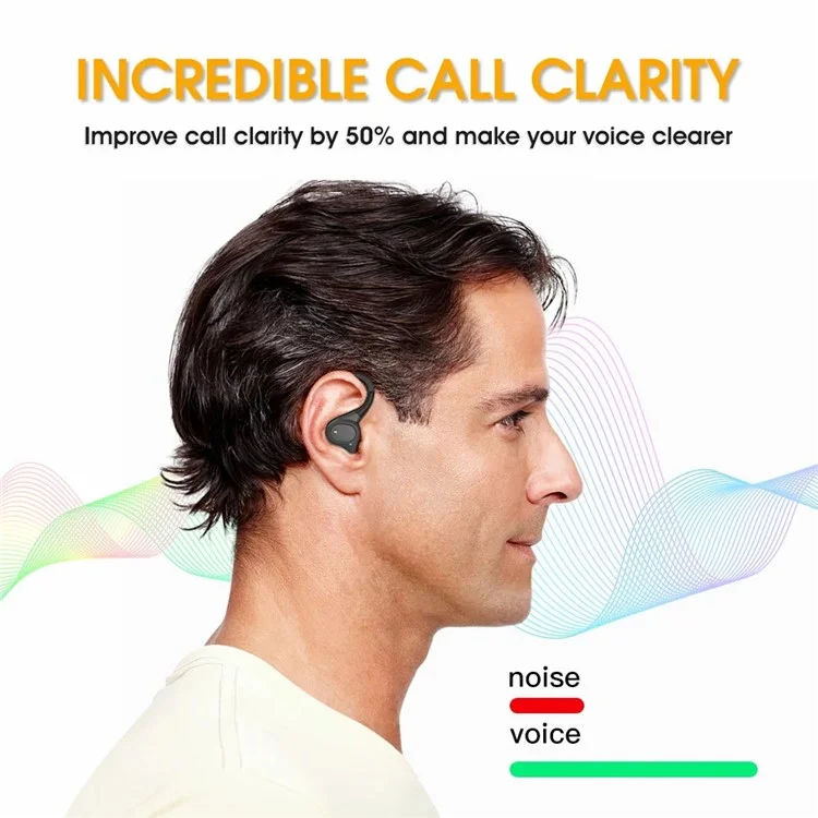 BE1039 Noise Canceling Ear Hook Bluetooth-compatible Headphones Wireless In-ear Earphones