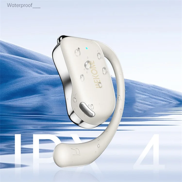 WEKOME Beluga S2 OWS Bluetooth-гарнитура с крючком для уха Беспроводные наушники с зарядным футляром - чёрный 
