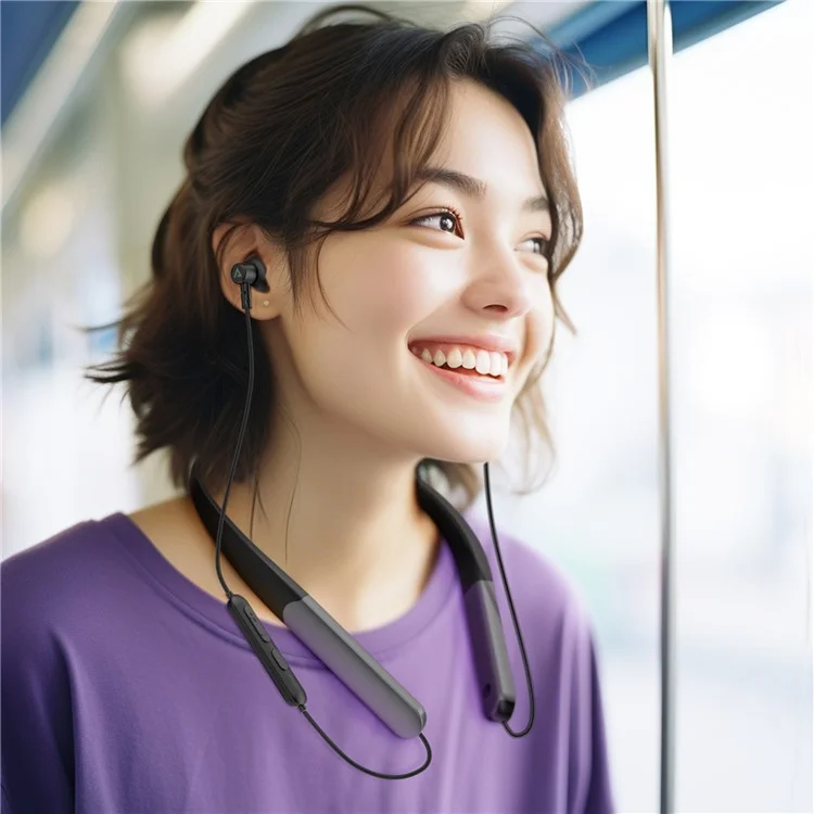 ACEFAST N1 Bluetooth-compatible 5.3 Neck-mounted Headset Wireless Sports Headphones IPX4 Waterproof