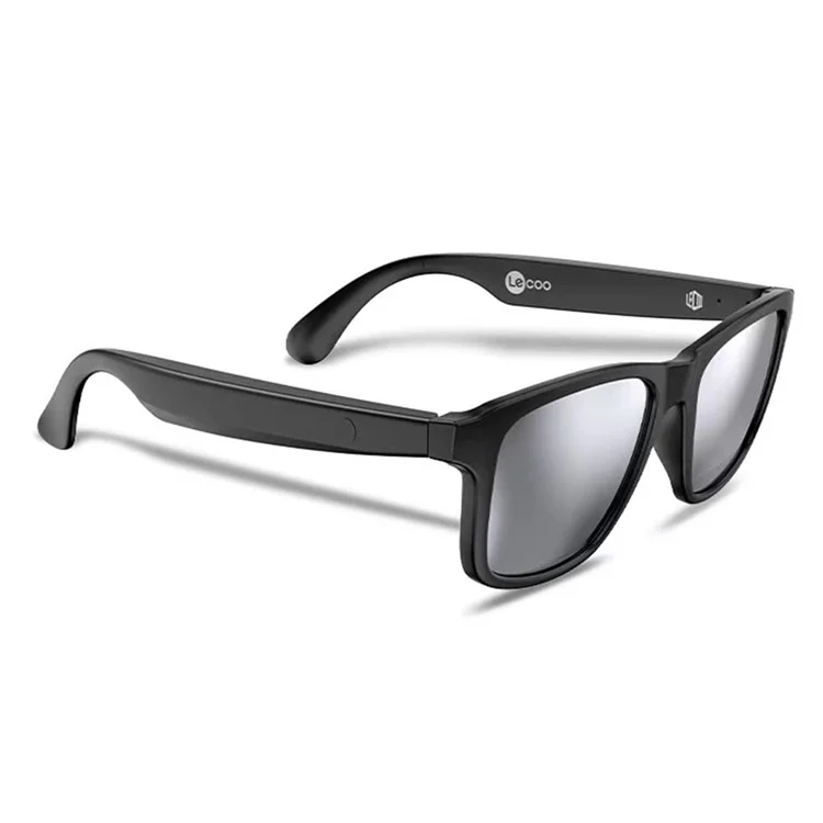 LENOVO LECOO C8-Lite Wireless Headphone Bluetooth-compatible Smart Sunglasses Headset Glasses - Grey