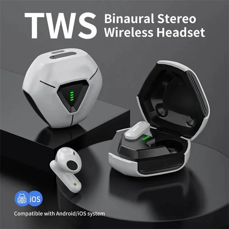 LY09 TWS Wireless Headset Noise Reduction Gaming Bluetooth-compatible Earphones with Charging Case