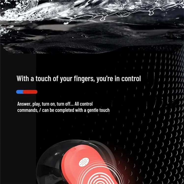 XIAOMI YOUPIN MIIIW MW23W11 TWS Earphone Bluetooth-compatible 5.3 Sport Noise Reduction Headphones - Red+Blue