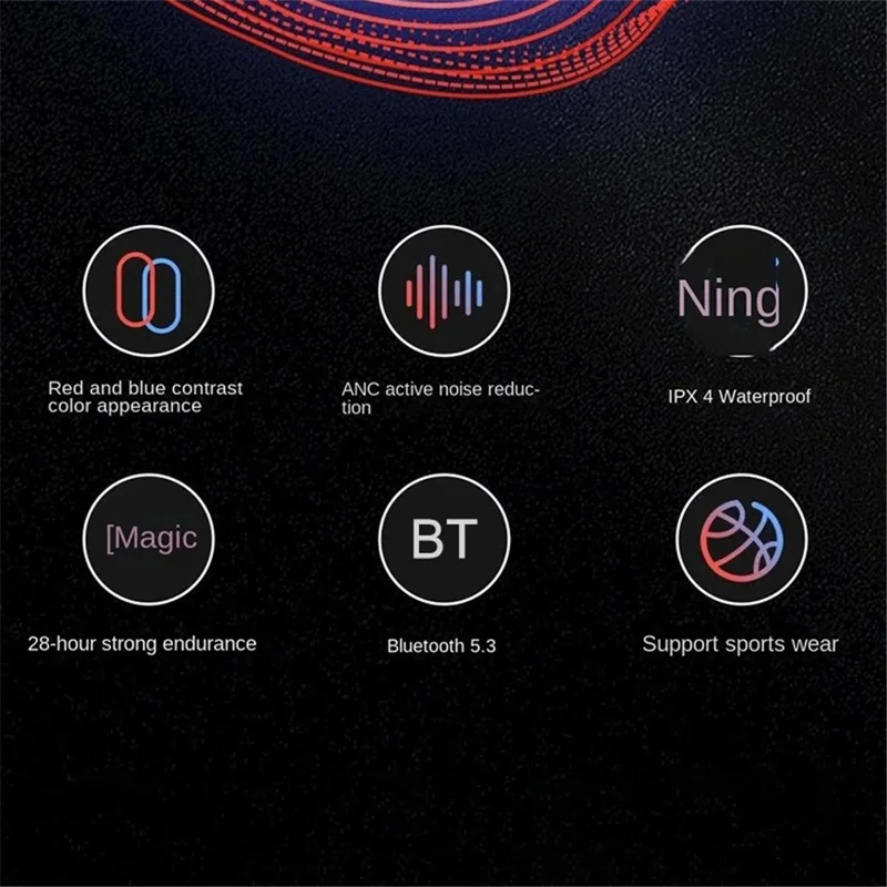 XIAOMI YOUPIN MIIIW MW23W11 TWS Earphone Bluetooth-compatible 5.3 Sport Noise Reduction Headphones - White