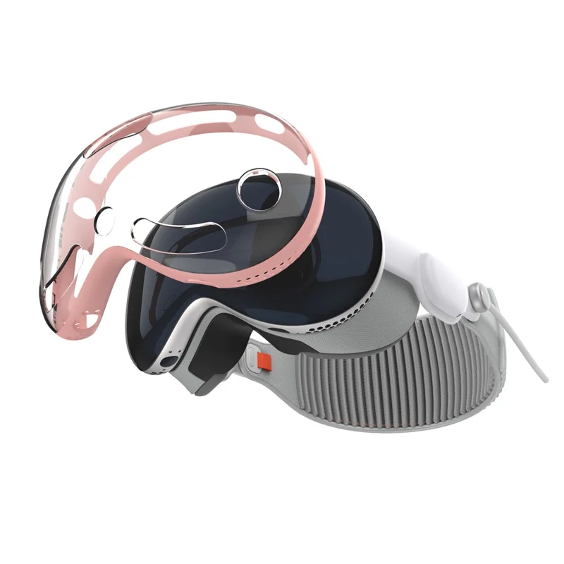 Protective Case for Apple Vision Pro MR Headset Precision Cutouts Cover - Pink