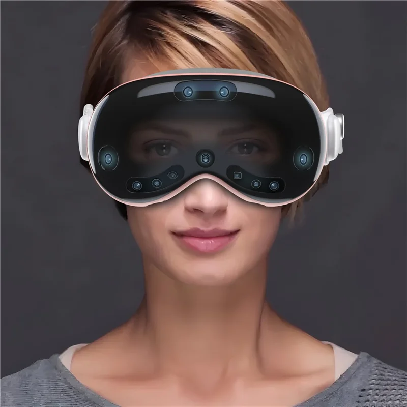 Protective Case for Apple Vision Pro MR Headset Precision Cutouts Cover - Pink