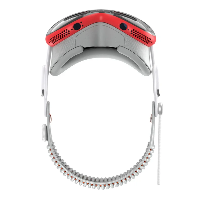 Beschermhoes voor Apple Vision Pro MR-headset met precieze uitsparingen - Rood
