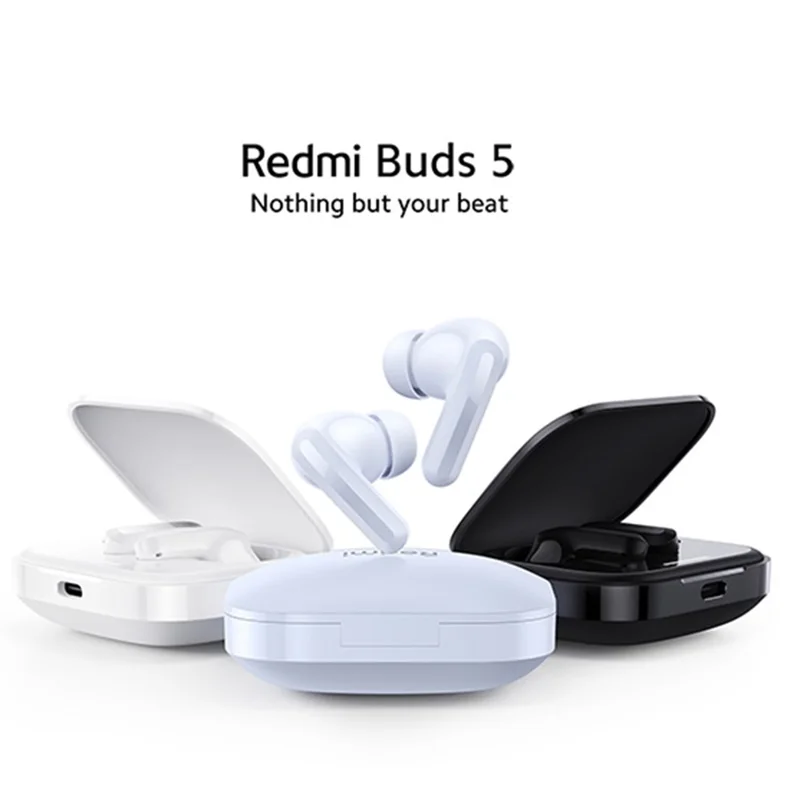 XIAOMI Redmi Buds 5 Global Version Bluetooth-compatible Earbuds TWS Wireless Headset - Black