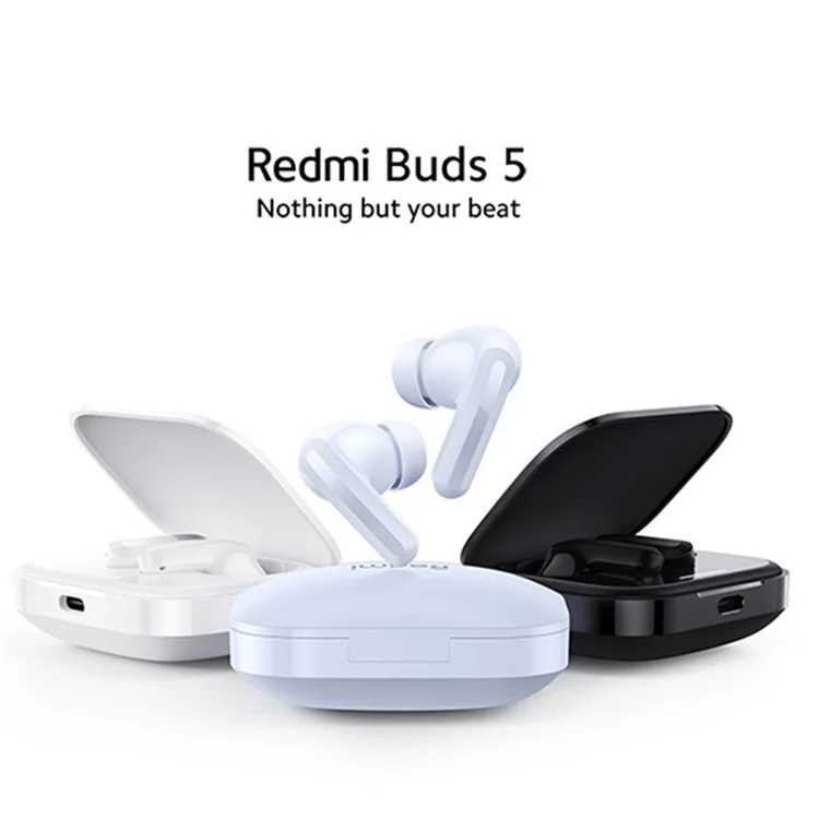 XIAOMI Redmi Buds 5 Globale Version Bluetooth-Kopfhörer TWS kabellose Kopfhörer - Lila