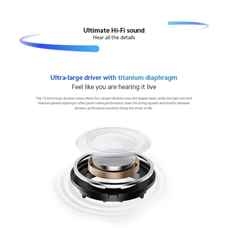 XIAOMI Redmi Buds 5 Globale Version Bluetooth-Kopfhörer TWS kabellose Kopfhörer - Lila