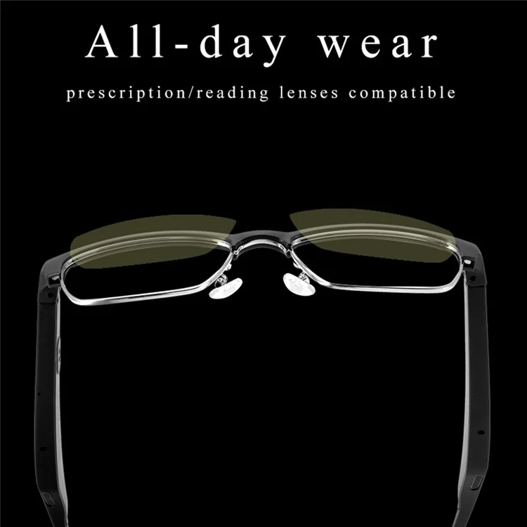 Auriculares inalámbricos Bluetooth TWS Gafas inteligentes Auriculares Gafas de sol - KY02B Oro 