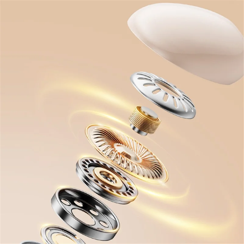 WEKOME WS-11 LITTOY Series Wireless Earbuds Bluetooth-compatible 5.3 Stereo Earphones - Beige