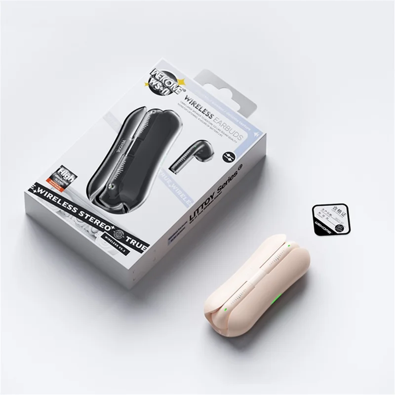 WEKOME WS-11 LITTOY Series Wireless Earbuds Bluetooth-compatible 5.3 Stereo Earphones - Black