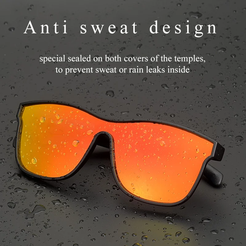 KY03 Smart Glasses Polarized Lenses Bluetooth-compatible Eyewear Call with Built-in Mic Speakers - Black